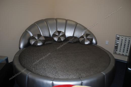 Круглая кровать с матрасом 200х200 Мадонна-2